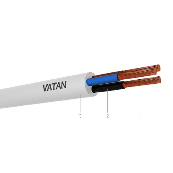 KABEL VATAN H05VV-F 3X10 MM