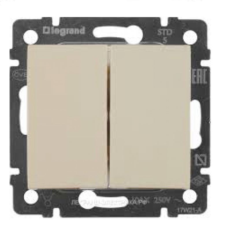 LEGRAND VAVIEN  2-LI 10A BEJ 774308