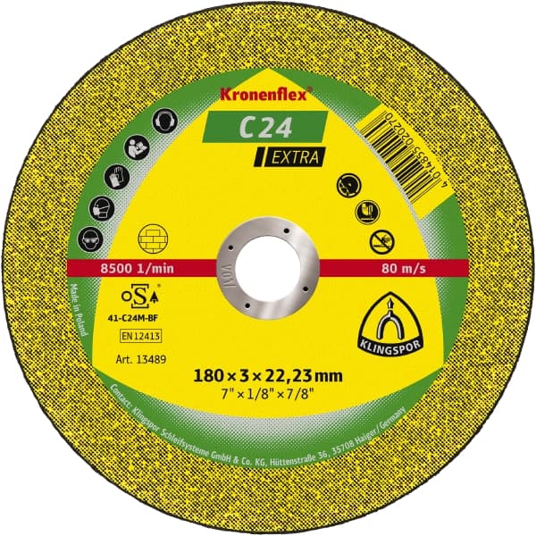 DİSK KLİNGSPOR DAŞ KƏSMƏ 125 X 2.5 X 22.23 MM