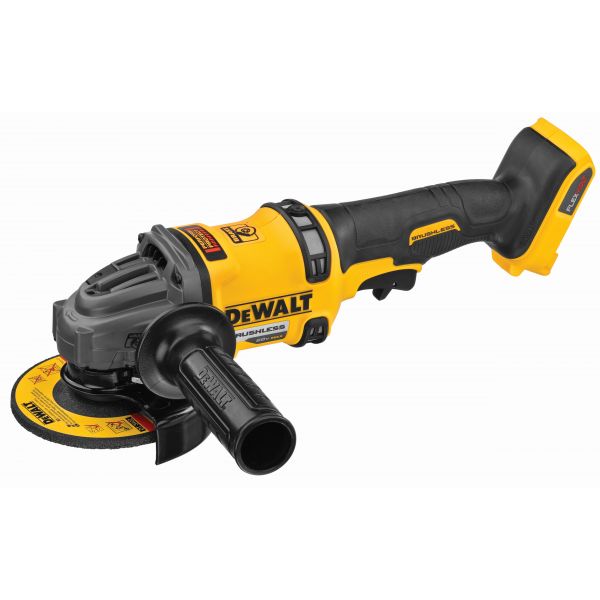 Simsiz Fırçasız 125mm 54V DEWALT DCG418N batareya və şarj cihazı ilə
