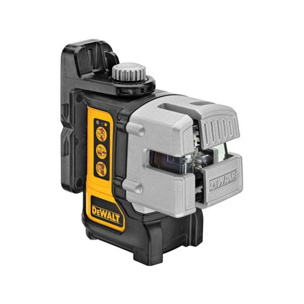 Lazer səviyyəli 3-sətirli DEWALT DW089CG, yaşıl, 4 AA batareya, daşıma çantası