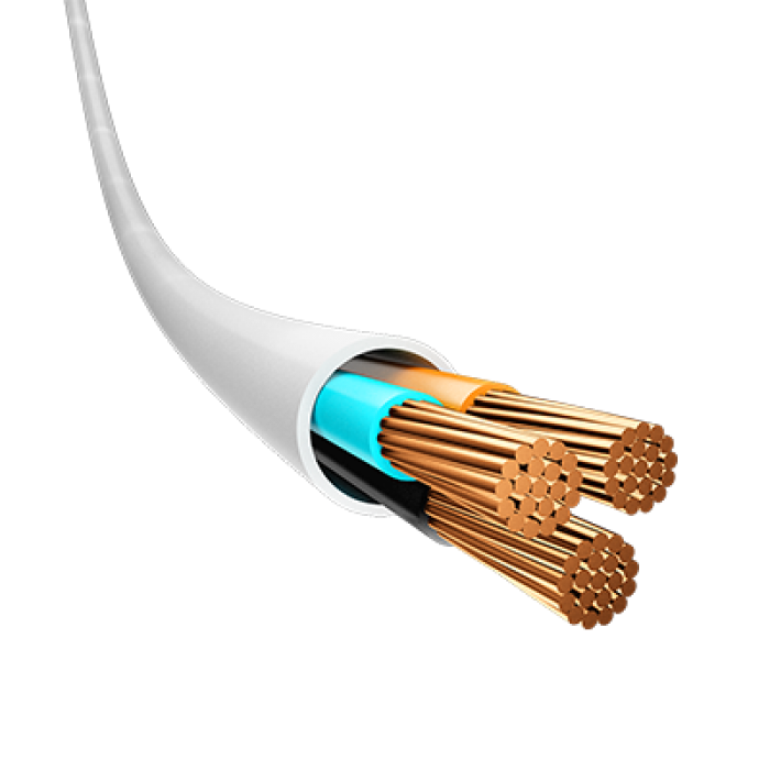 KABEL SEDEF 2x2.5MM² H05VV-F