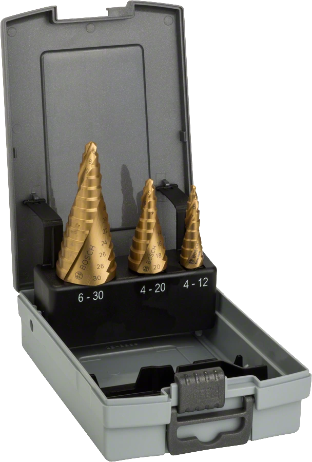 BOSCH HSS STEP DRILLING TOP, 3 HUNDRED LINES, KIT