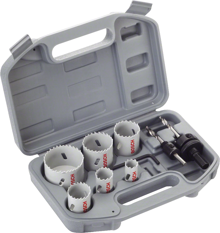 КОМПЛЕКТ ДЛЯ БИМЕТАЛЛИЧЕСКИХ ОТВЕРСТИЙ BOSCH HSS UNIVERSAL, ЧАСТЬ 9