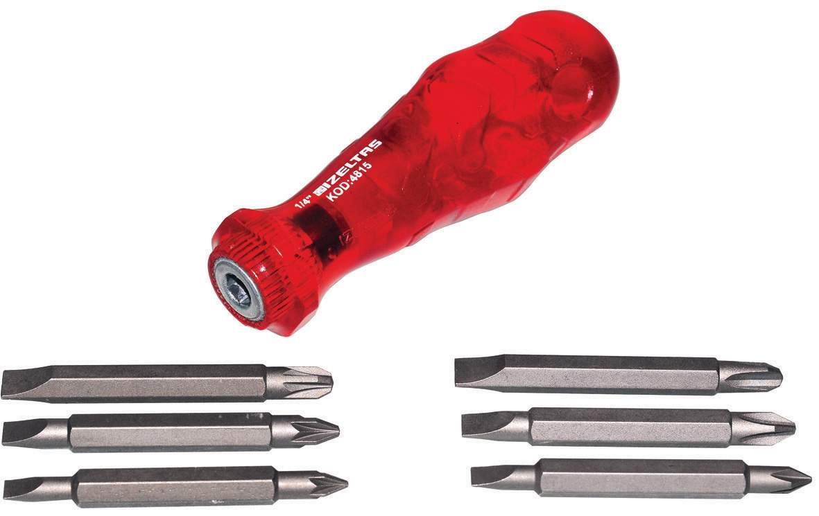 İZELTAŞ 4815 Dəyişən BİTS uclu vintaçan set 7 parça 