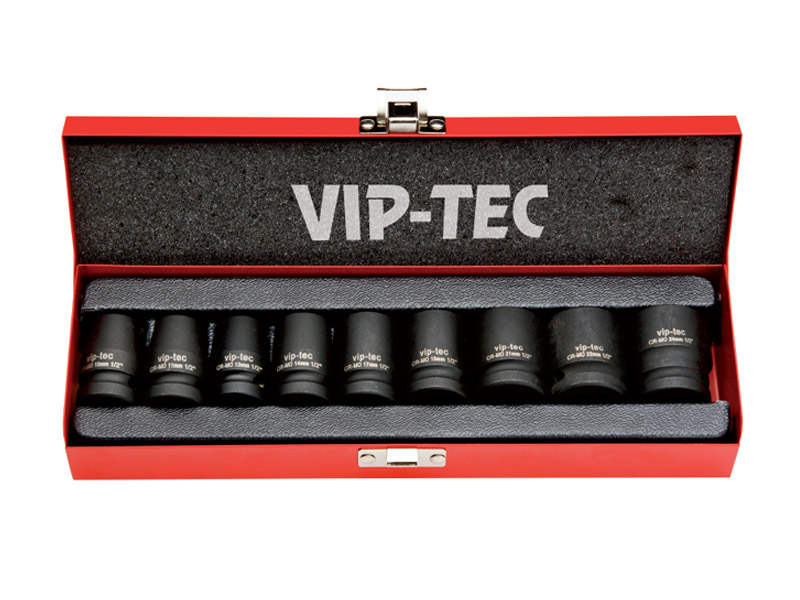 VIP-TEC 1/2 ″ Air bite wrench set 9 pieces