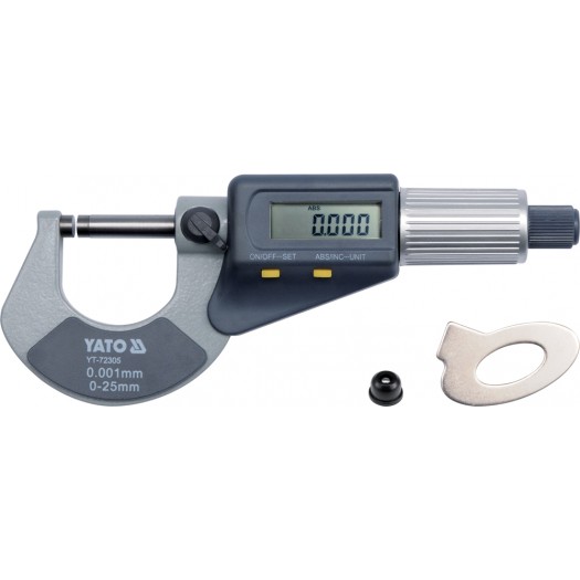 YATO YT-72305 DİGİTAL MİKROMETR 0-25MM