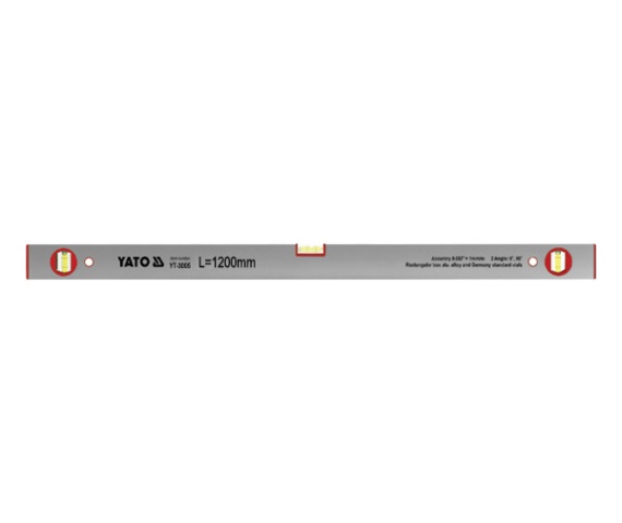 YATO YT-3005 ALÜMİNİYUM SƏVİYYƏSİ, su tərəzisi 3 FLAK 1200 mm