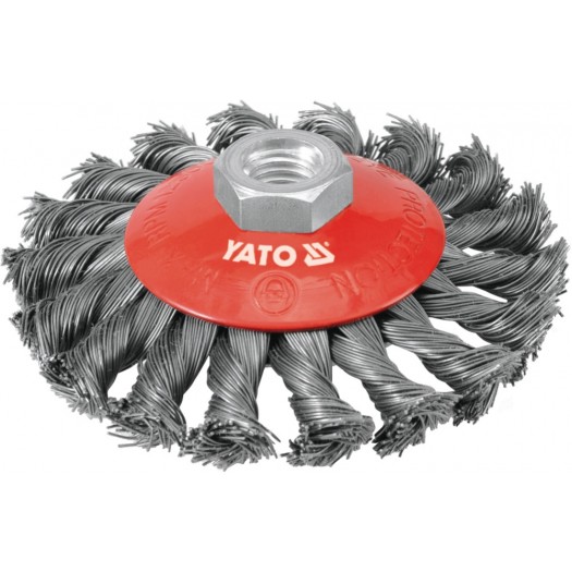 YATO YT-4763 CIRCULAR BRUSH, TWIST STEEL WIRE