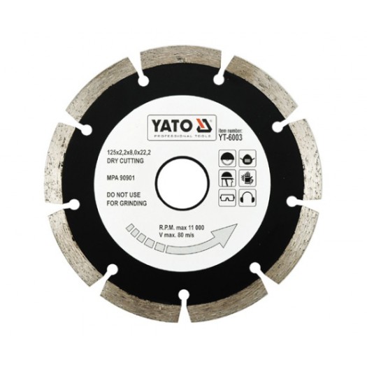 YATO YT-6003 DIAMOND KNIFE, 125 mm SEGMENT