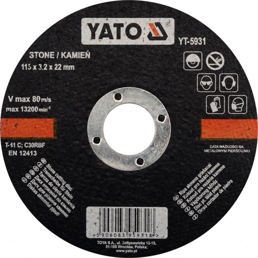 YATO YT-5931 STONE CUTTING DISK