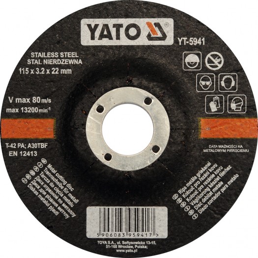 YATO YT-5941 INOX CUTTING DISK