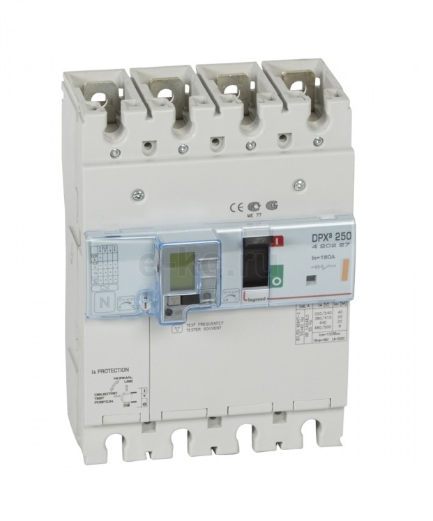 LEGRAND DPX160 3P 80А 25КА