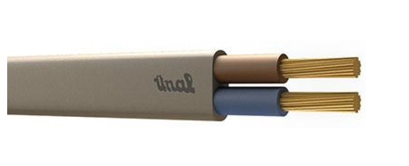 KABEL ÜNAL H05VVH2-F 2X4 MM²