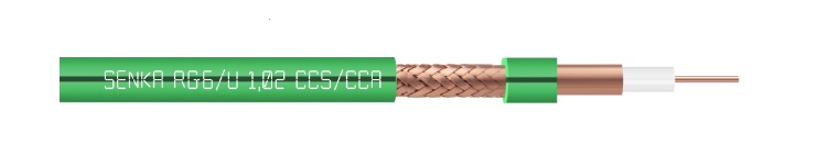 KABEL ŞENKA RG6U6 0.90 CCS (80x0.12 CCA)