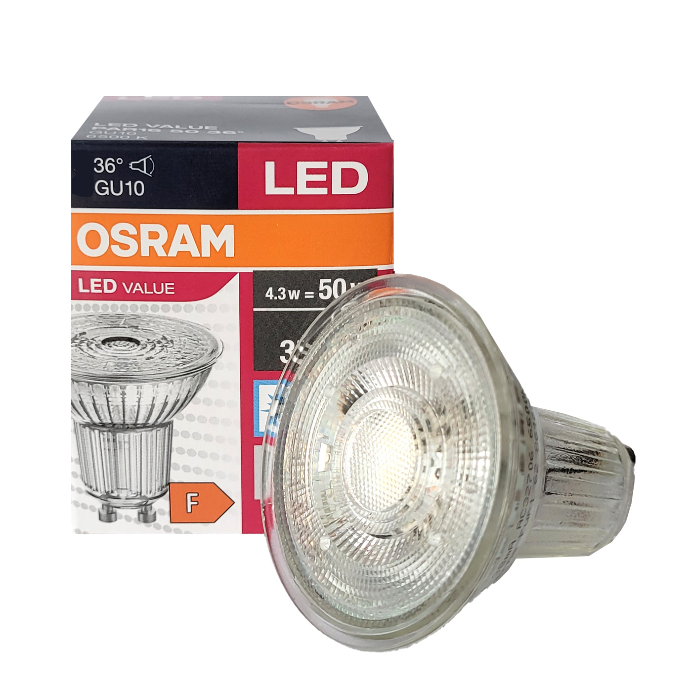 OSRAM LED GU10 3,2-40W 6500K