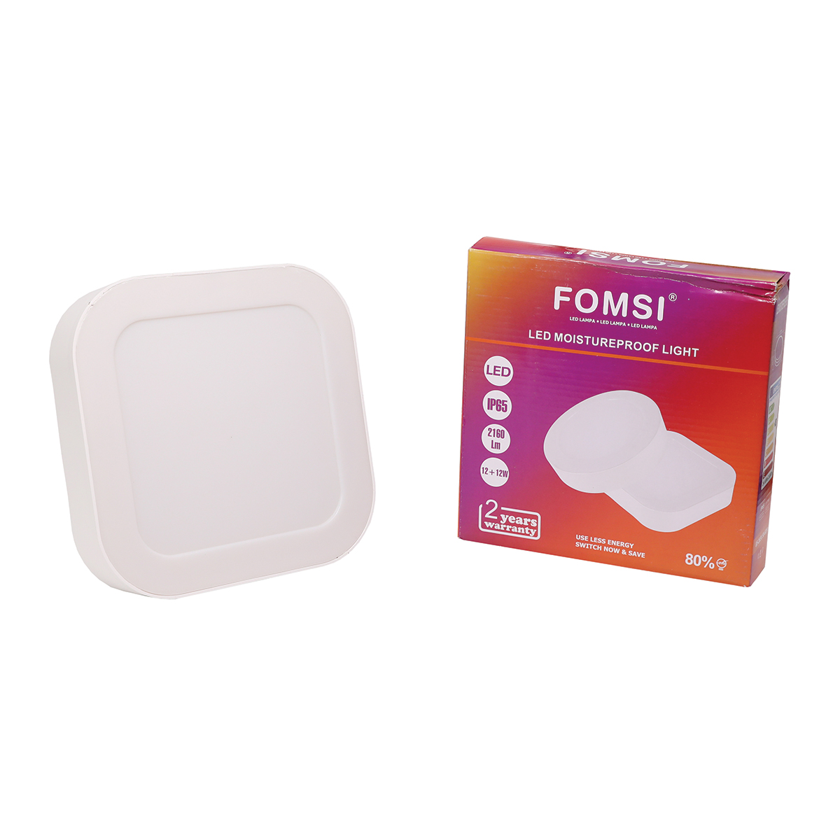 PLAFON KVADRAT LED