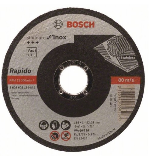 DİSK BOSCH METAL KƏSMƏ 115x1x22.23 MM